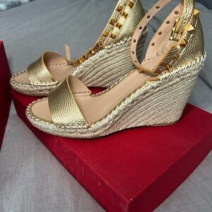 Valentino Rockstud Wedges